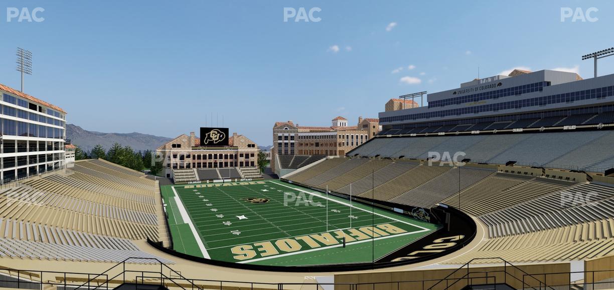 Folsom Field - Section 207 Seat View