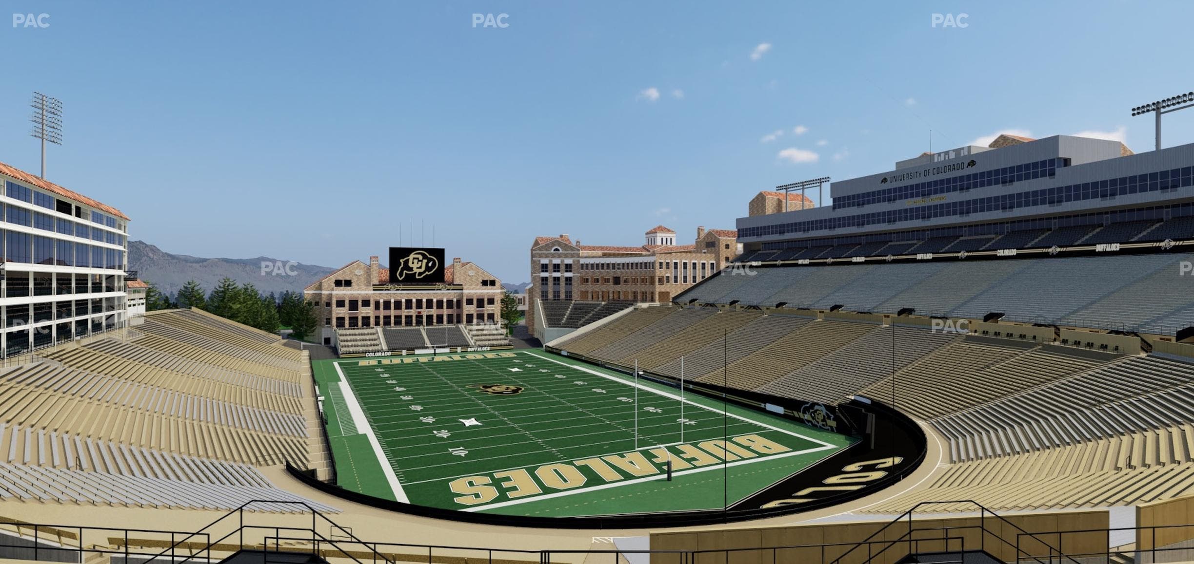 Folsom Field - Section 207 Seat View