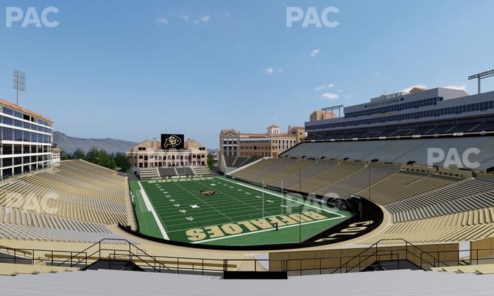 Folsom Field - Section 207 Seat View