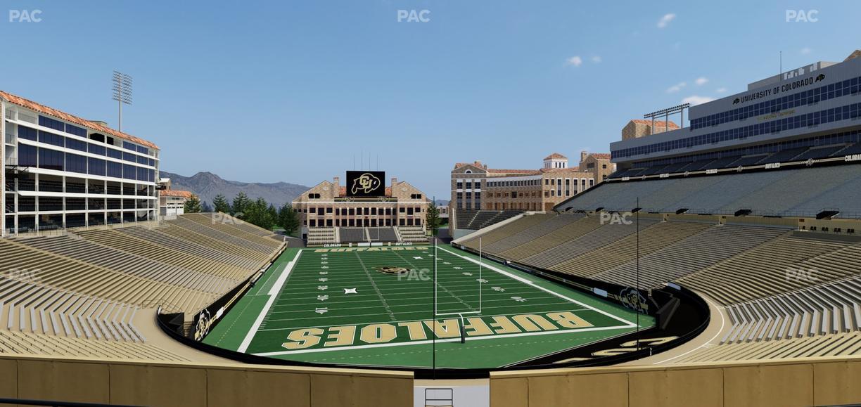 Folsom Field - Section 208 Seat View