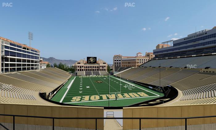 Folsom Field - Section 208 Seat View