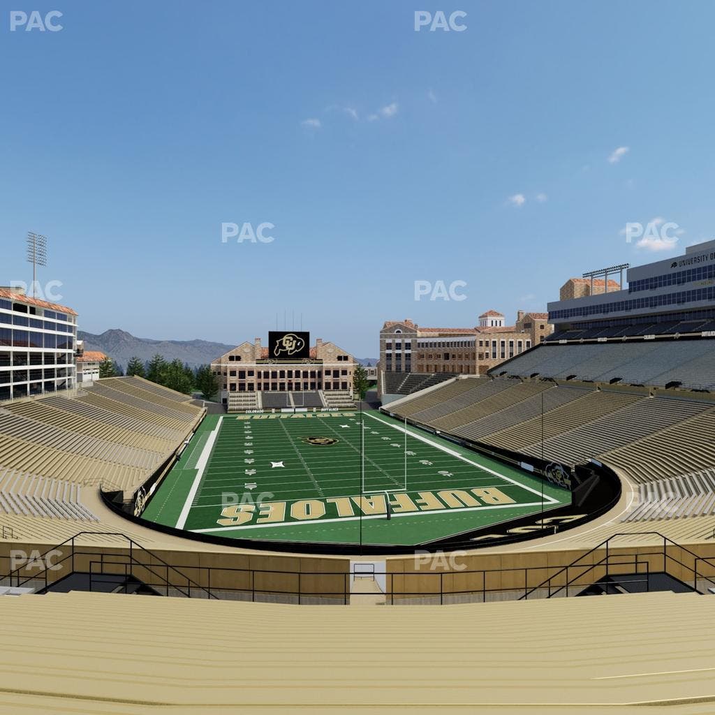 Folsom Field - Section 208 Seat View