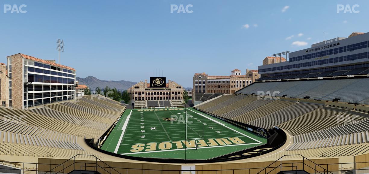 Folsom Field - Section 208 Seat View