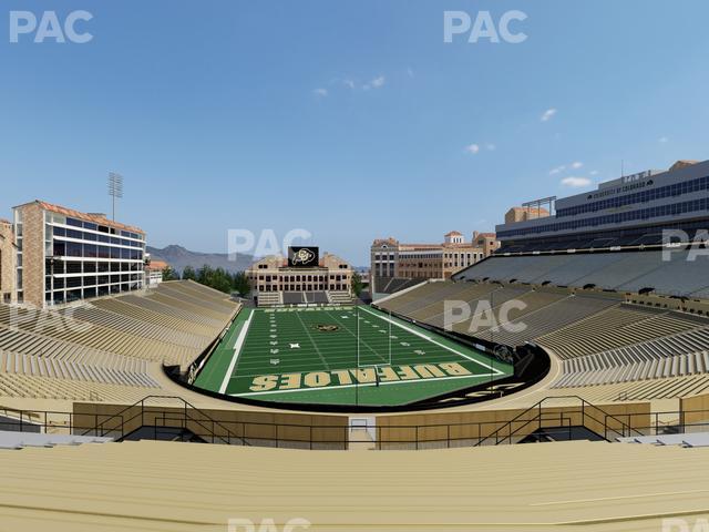 Folsom Field - Section 208 Seat View