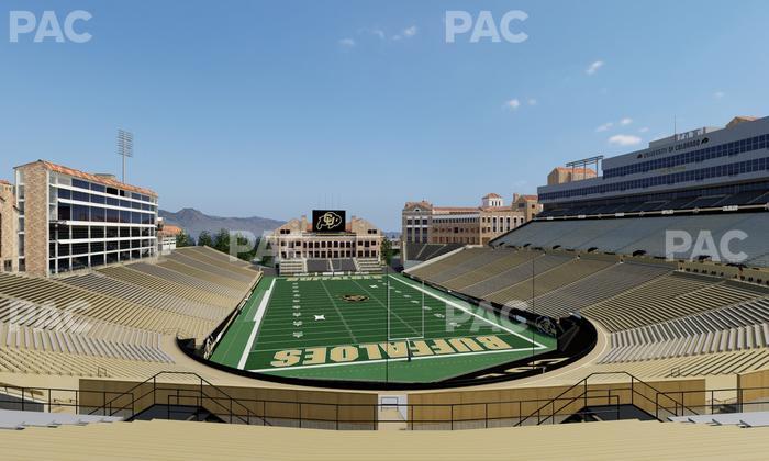 Folsom Field - Section 208 Seat View