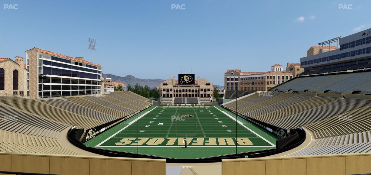 Folsom Field - Section 209 Seat View