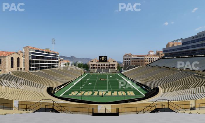 Folsom Field - Section 209 Seat View