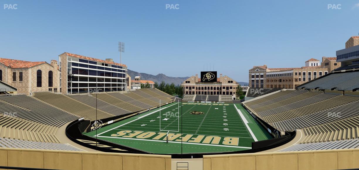 Folsom Field - Section 210 Seat View
