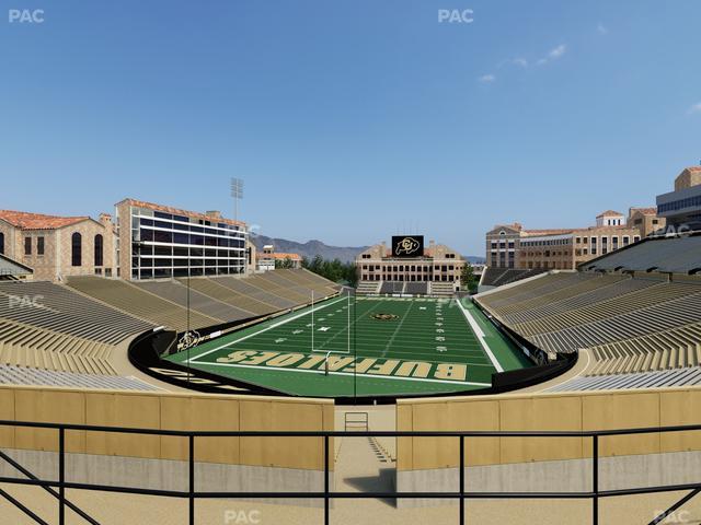 Folsom Field - Section 210 Seat View