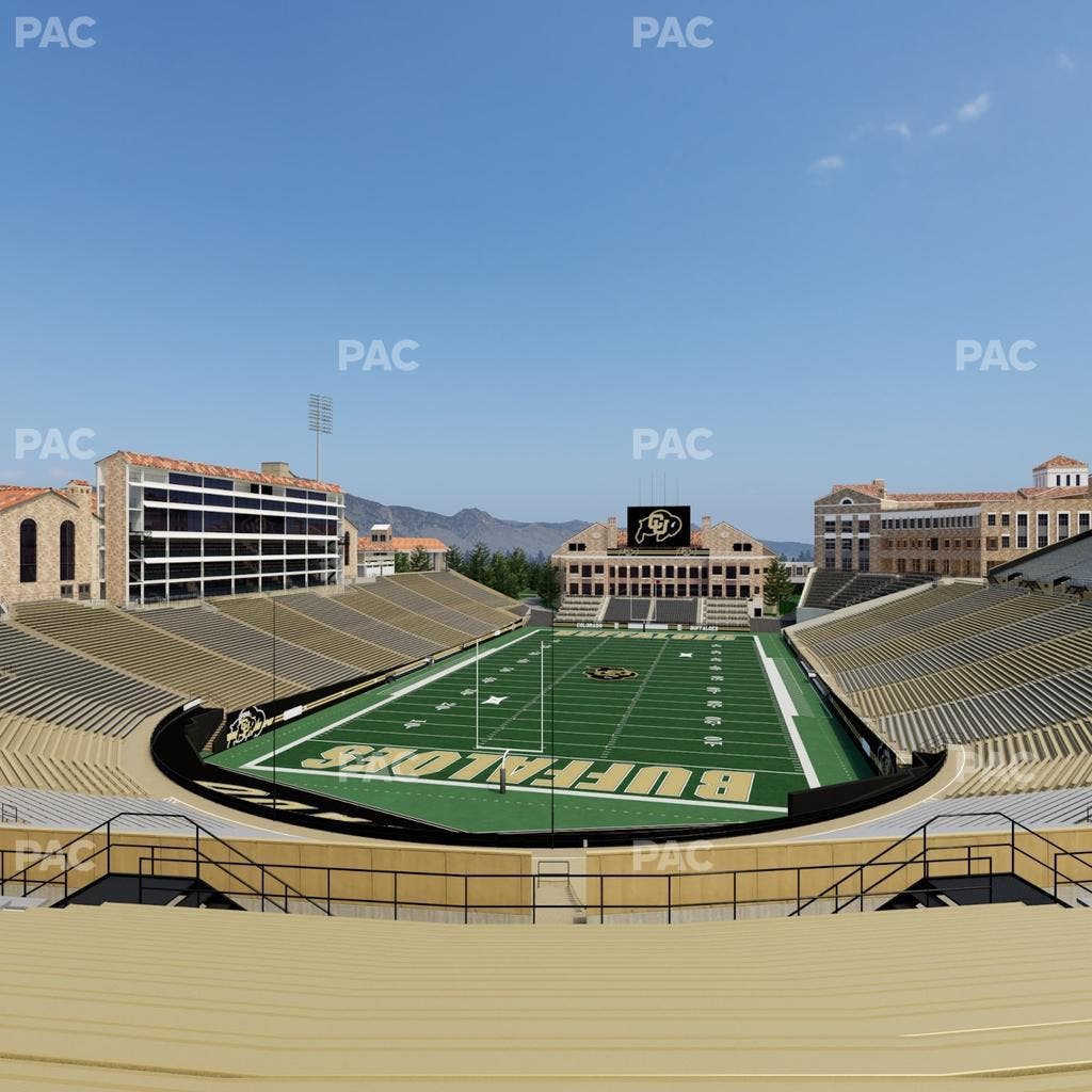 Folsom Field - Section 210 Seat View