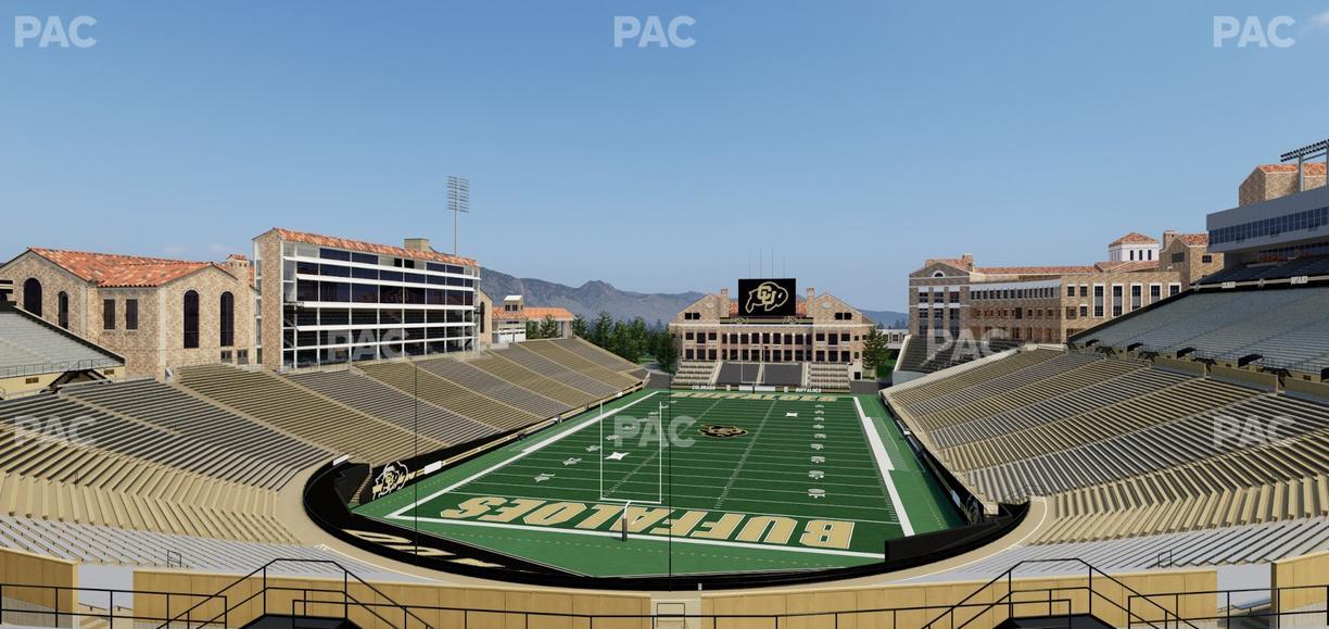 Folsom Field - Section 210 Seat View
