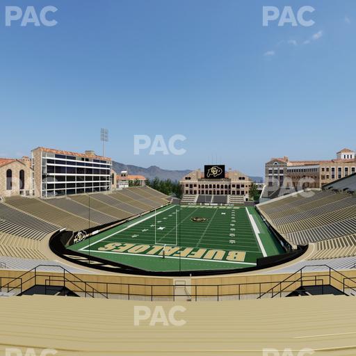 Folsom Field - Section 210 Seat View