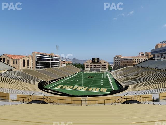 Folsom Field - Section 210 Seat View
