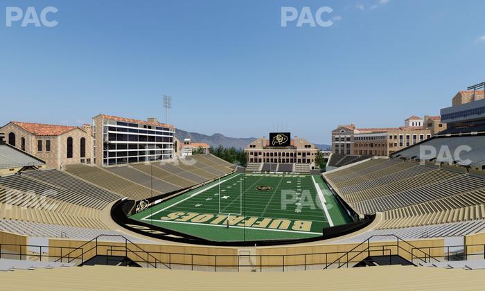 Folsom Field - Section 210 Seat View