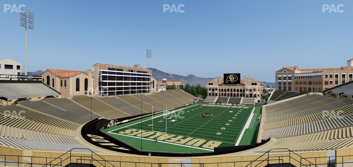 Folsom Field - Section 211 Seat View