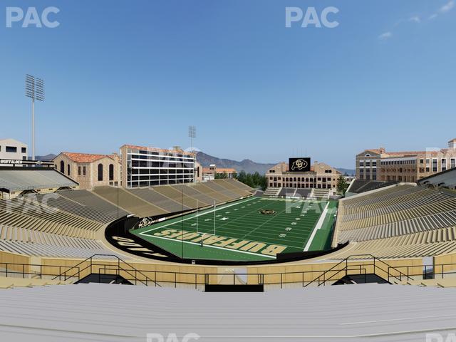 Folsom Field - Section 211 Seat View