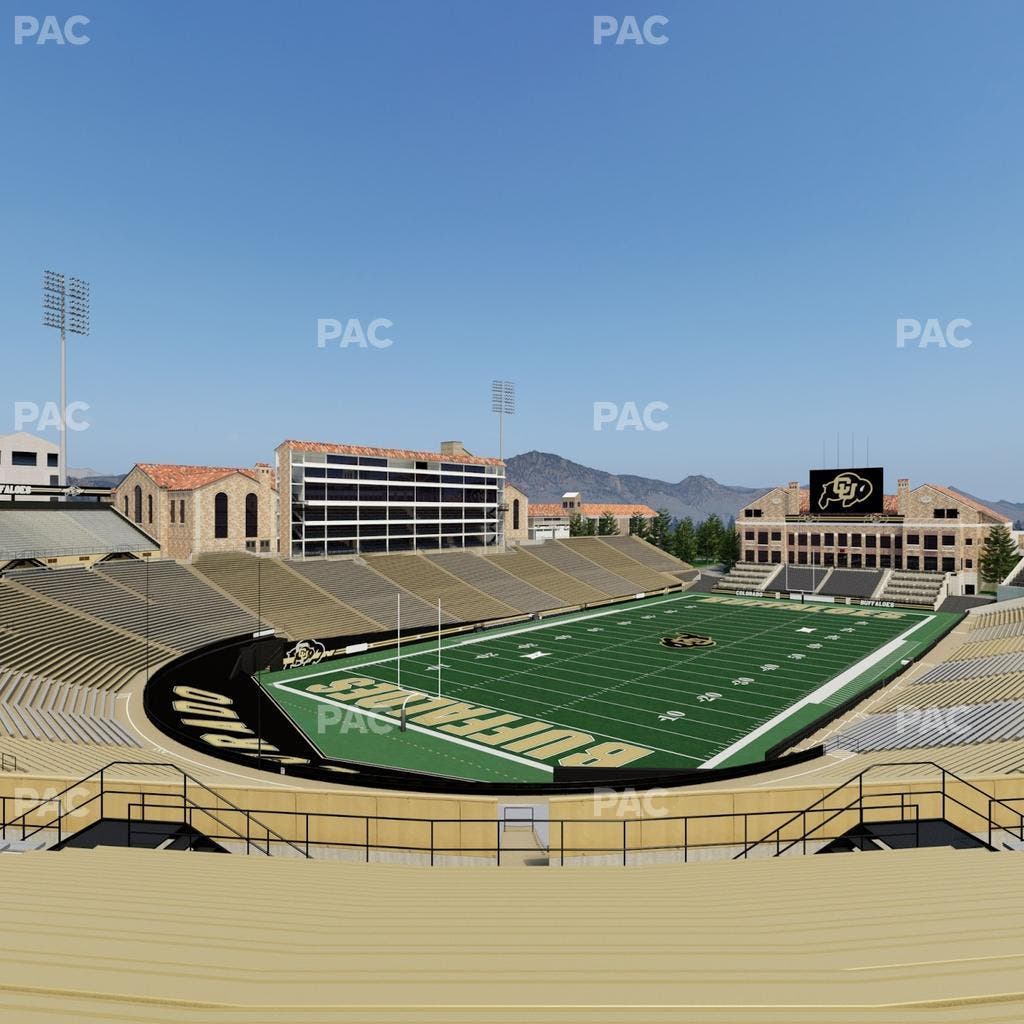 Folsom Field - Section 212 Seat View