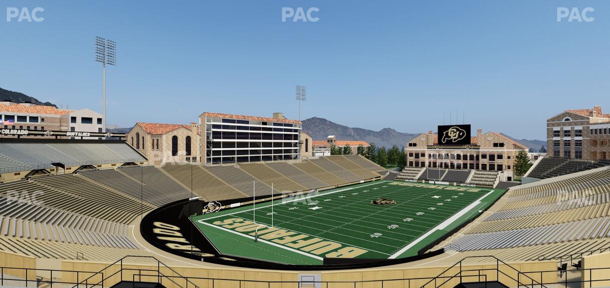 Folsom Field - Section 212 Seat View