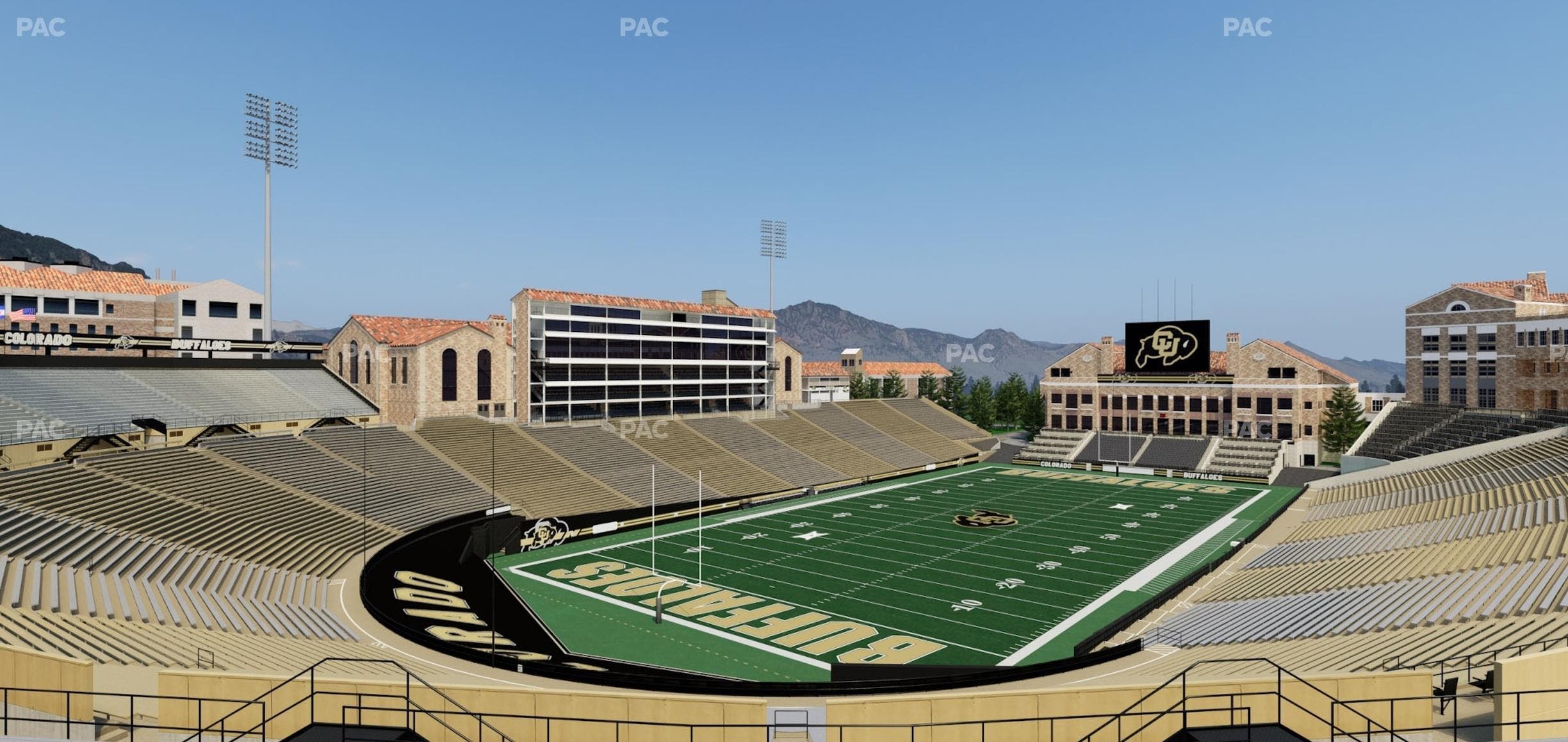 Folsom Field - Section 212 Seat View