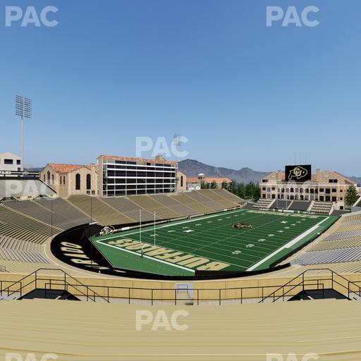 Folsom Field - Section 212 Seat View