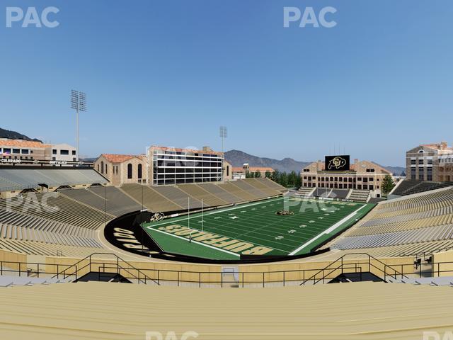 Folsom Field - Section 212 Seat View