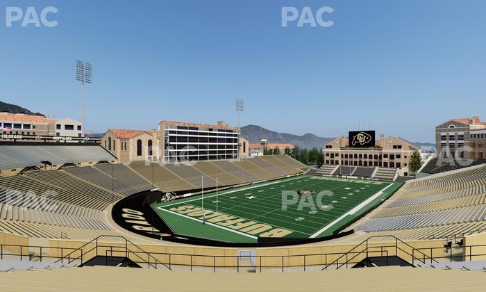 Folsom Field - Section 212 Seat View