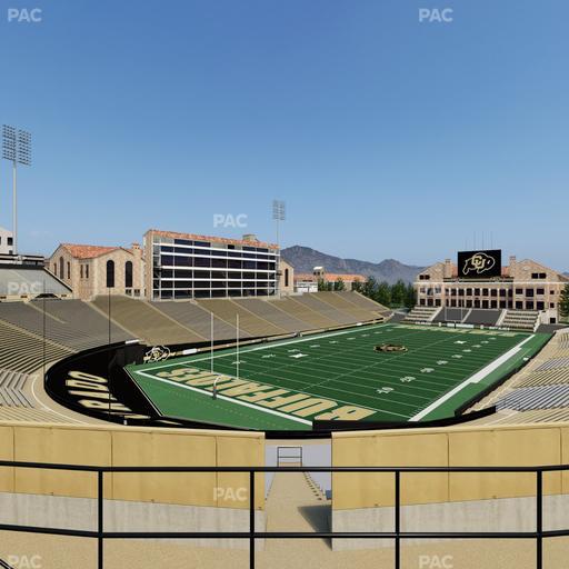 Folsom Field - Section 212 Seat View