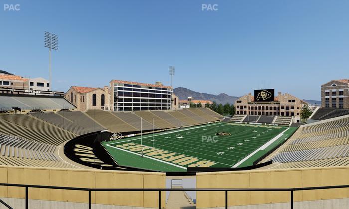 Folsom Field - Section 212 Seat View