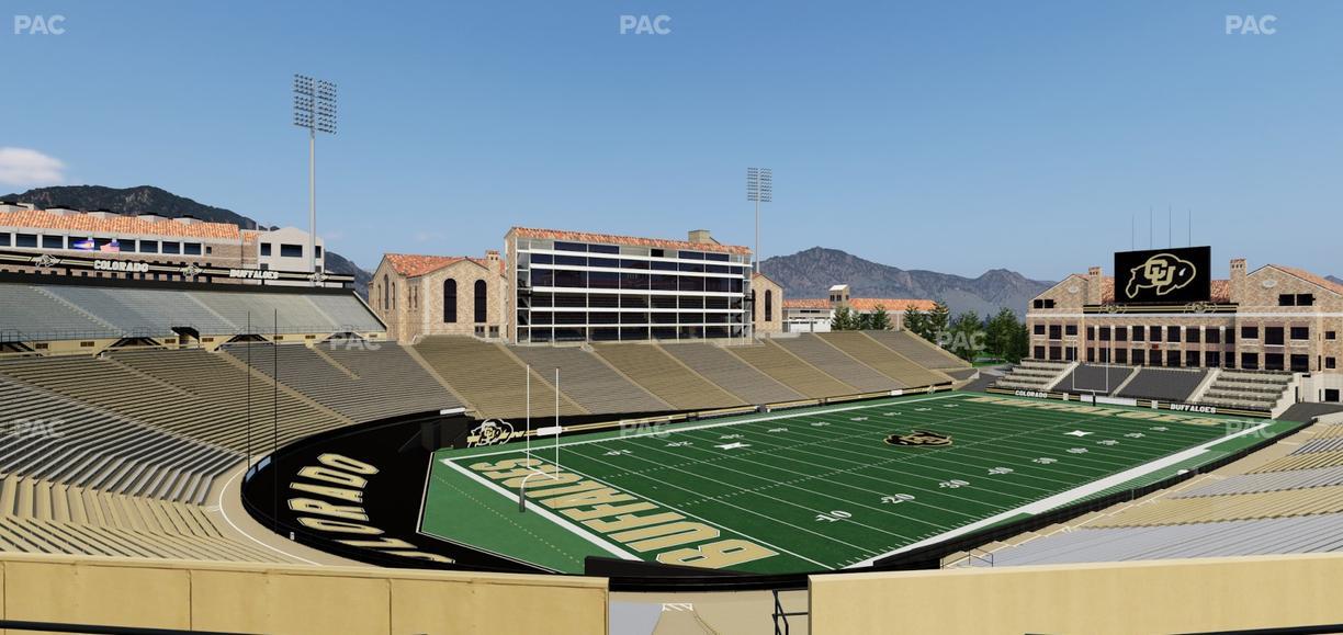 Folsom Field - Section 213 Seat View
