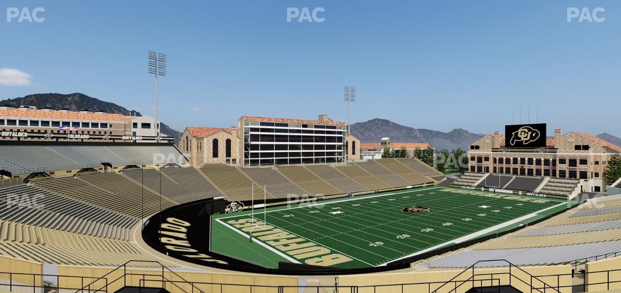 Folsom Field - Section 213 Seat View