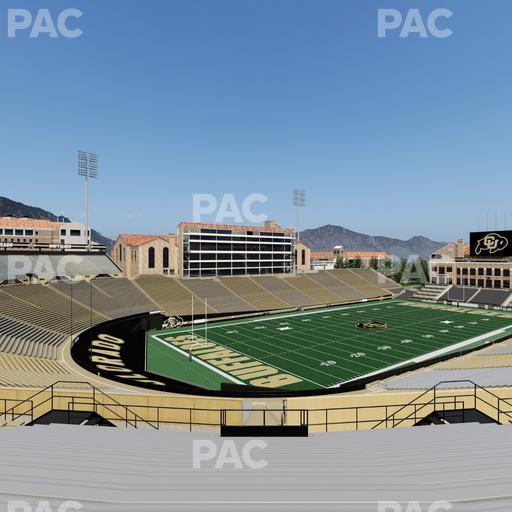 Folsom Field - Section 213 Seat View