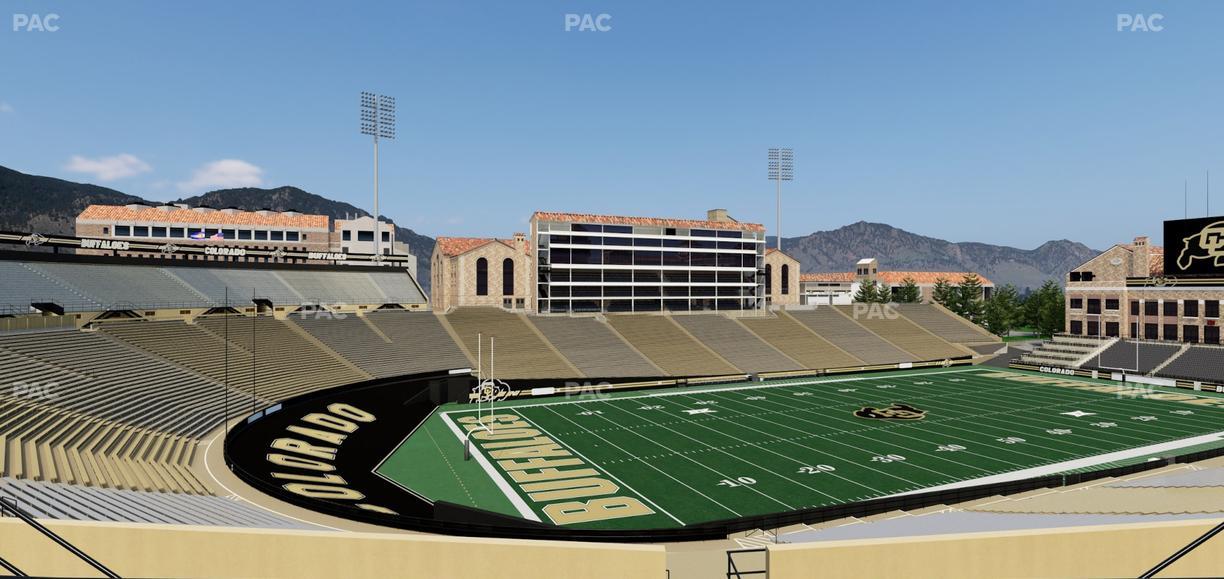 Folsom Field - Section 214 Seat View