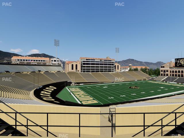 Folsom Field - Section 214 Seat View