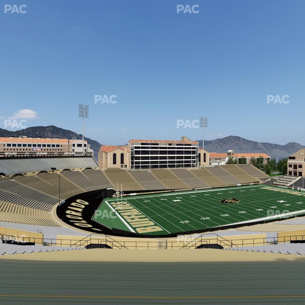 Folsom Field - Section 214 Seat View
