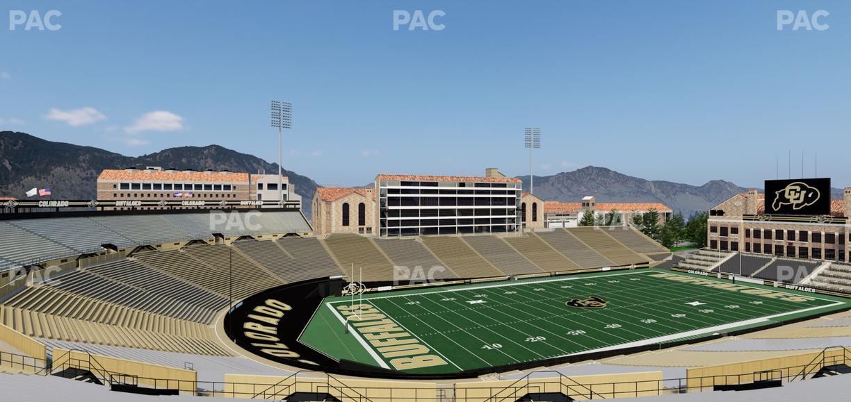 Folsom Field - Section 214 Seat View