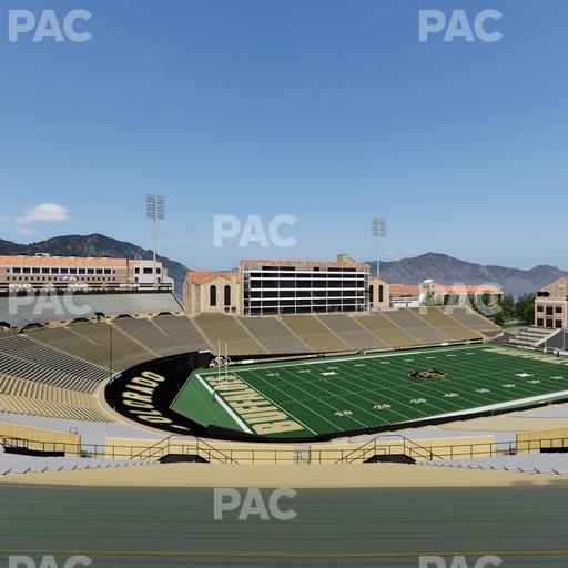 Folsom Field - Section 214 Seat View