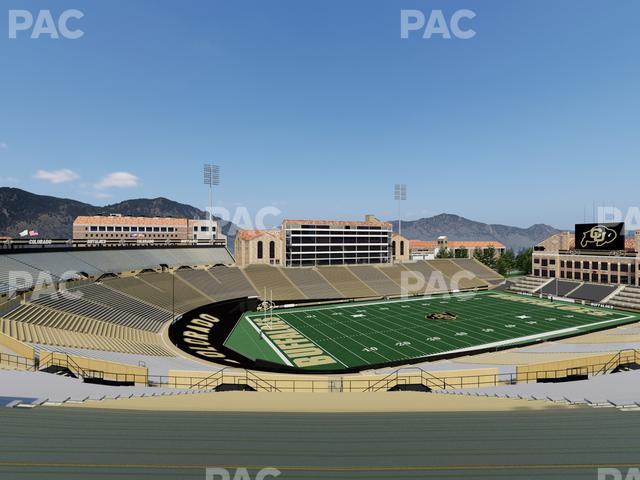 Folsom Field - Section 214 Seat View