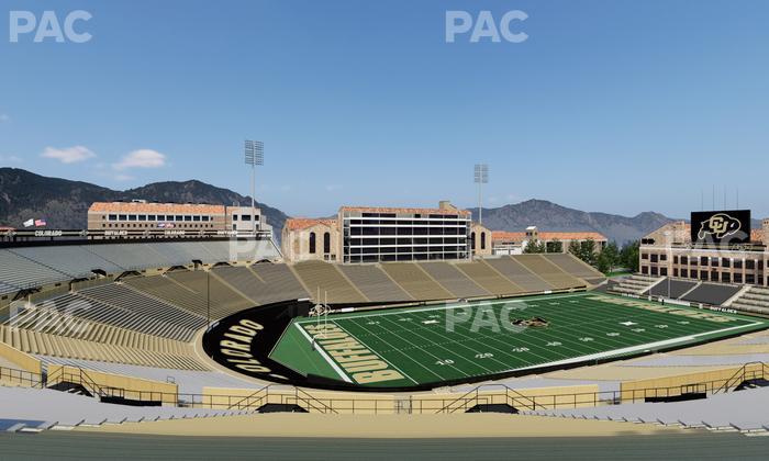 Folsom Field - Section 214 Seat View