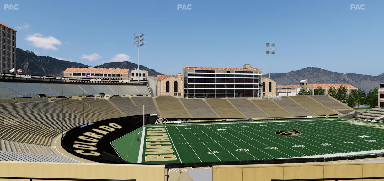 Folsom Field - Section 215 Seat View