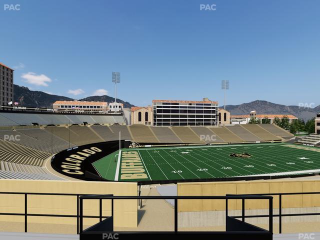 Folsom Field - Section 215 Seat View