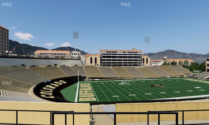 Folsom Field - Section 215 Seat View
