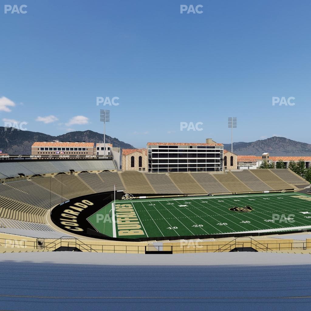 Folsom Field - Section 215 Seat View