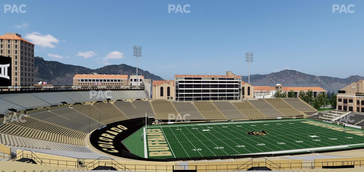 Folsom Field - Section 215 Seat View