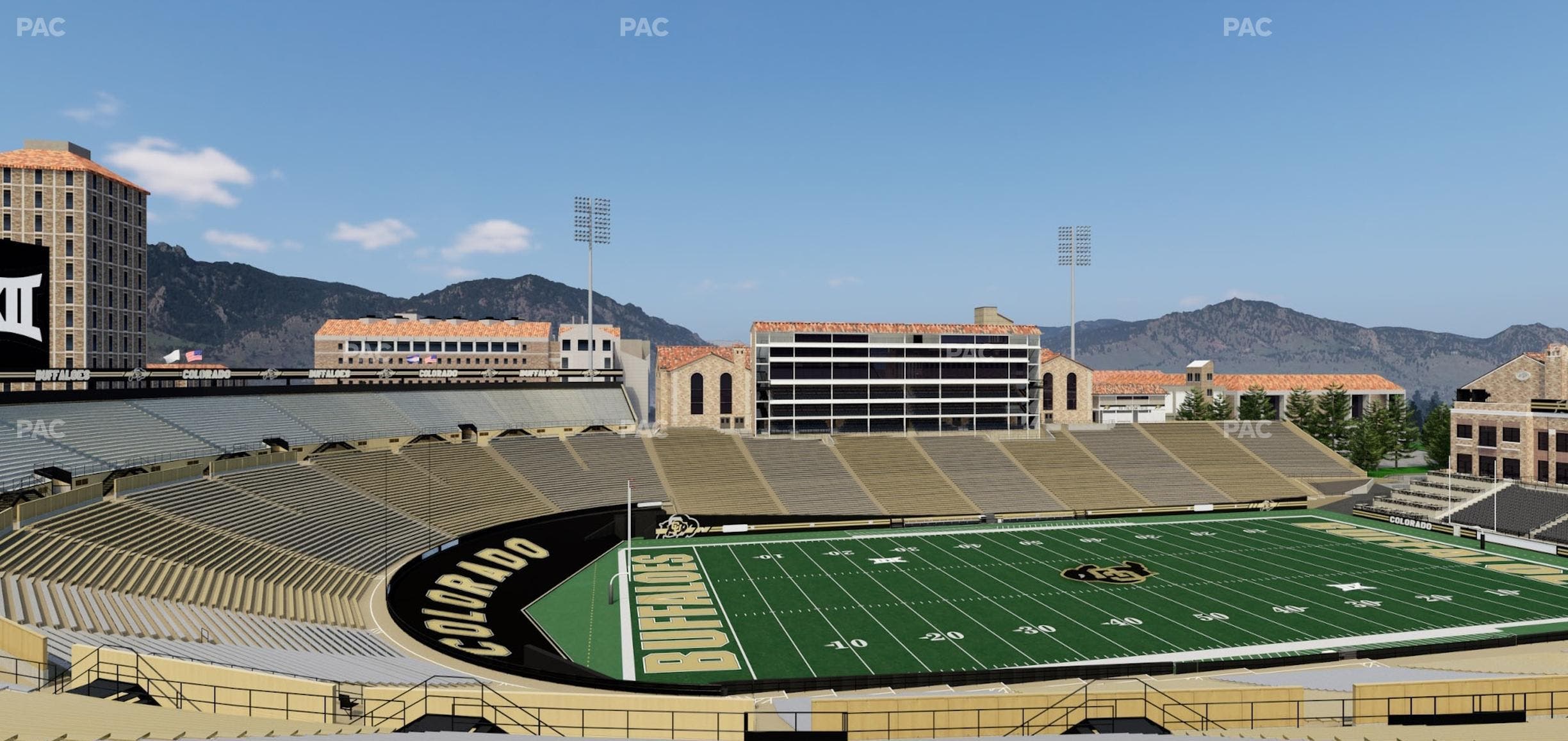 Folsom Field - Section 215 Seat View