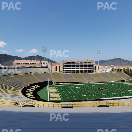 Folsom Field - Section 215 Seat View