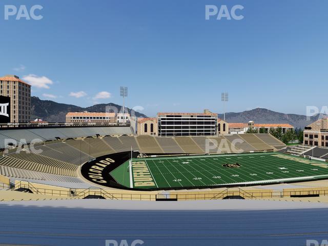 Folsom Field - Section 215 Seat View