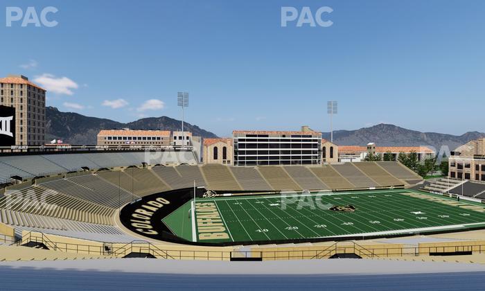 Folsom Field - Section 215 Seat View