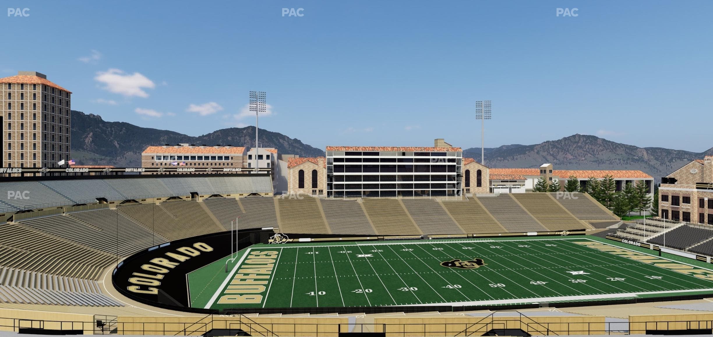 Folsom Field - Section 216 Seat View