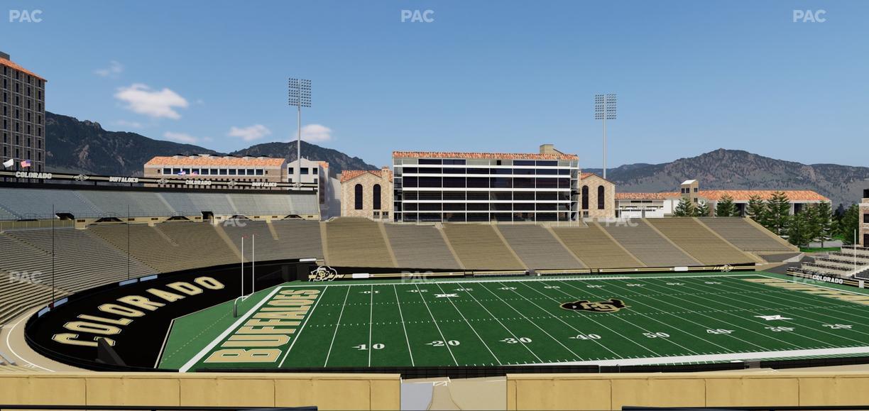 Folsom Field - Section 216 Seat View