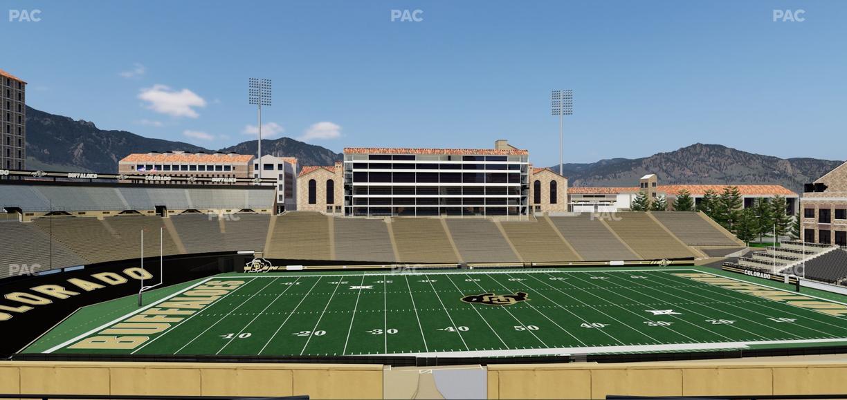Folsom Field - Section 217 Seat View